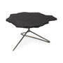 67802-AB - Pinera 37"x33" Black Slate With Iron Base Coffee Table