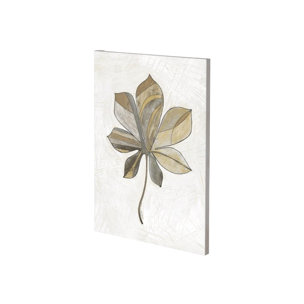 Leafy Patterns 2 by Filippo Ioco a Hand Embellished Textured Canvas