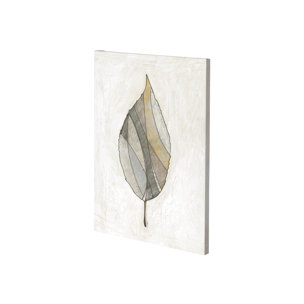Leafy Patterns 3 by Filippo Ioco a Hand Embellished Textured Canvas