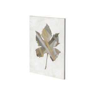 Leafy Patterns 4 by Filippo Ioco a Hand Embellished Textured Canvas