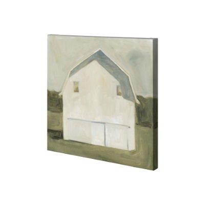 101072-S - Serene Barn VI by Emma Scarvey a Hand Embellished Textured Canvas