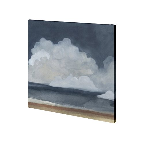101075-S - Cloud Landscape III by Emma Scarvey a Hand Embellished Textured Canvas