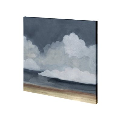 101076-S - Cloud Landscape IV by Emma Scarvey a Hand Embellished Textured Canvas