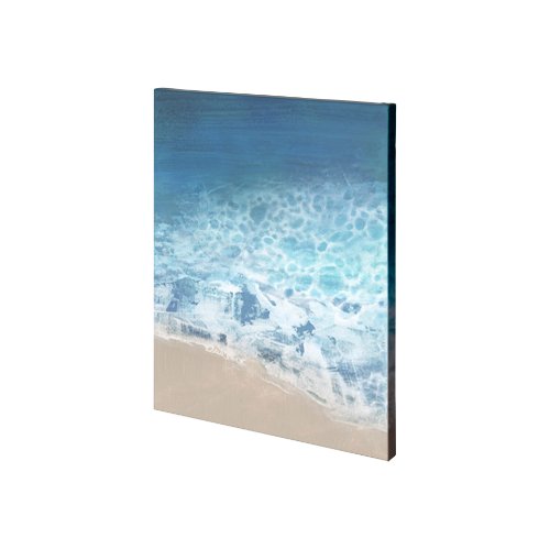101080-S - Ebb & Flow II by Victoria Borges a Hand Embellished Textured Canvas