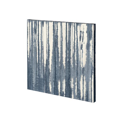 101098-S - Indigo Muse Abstract by Mercana Studio a Hand Embellished Textured Canvas