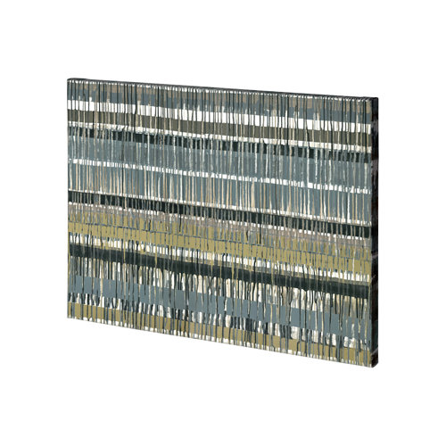 101115-S - Drip Test 3 by Mercana Studio a Hand Embellished Textured Canvas