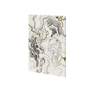 101160-S - Topography II by Mercana Studio a Hand Embellished Textured Canvas