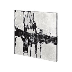 Back Lighting I by Mercana Studio a Hand Embellished Textured Canvas