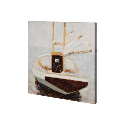 101016-S - Home for the Night by Mercana Studio a Hand Embellished Textured Canvas