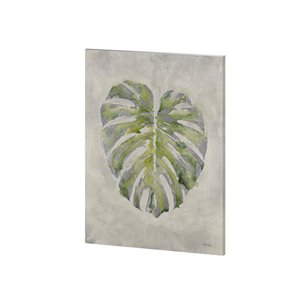 Fresh Unfolds I by Mercana Studio a Hand Embellished Textured Canvas