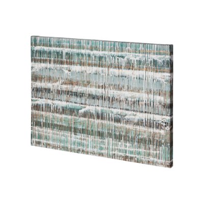101114-S - Drip Test 2 by Mercana Studio a Hand Embellished Textured Canvas