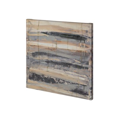 101118-S - Alloy 1 by Mercana Studio a Hand Embellished Textured Canvas