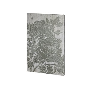 Blooming Peony I by Mercana Studio a Hand Embellished Textured Canvas