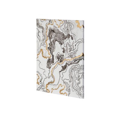 101159-S - Topography I by Mercana Studio a Hand Embellished Textured Canvas