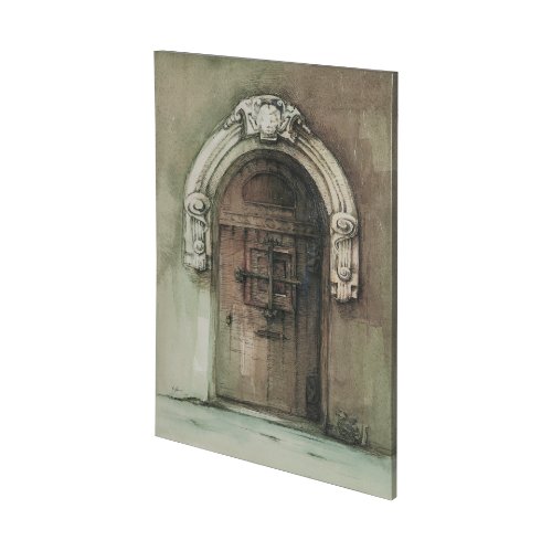 101018-L - Door I by Mercana Studio a Hand Embellished Textured Canvas