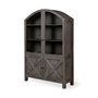 67846 - Barrett 48.5L X 17.25W X 73H Gray Solid Wood Display Cabinet 