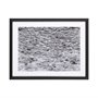 12220 - As Snow Melts by Nancy Crowell a Hand Embellished Textured Framed Photo Art Print Matted under Glass