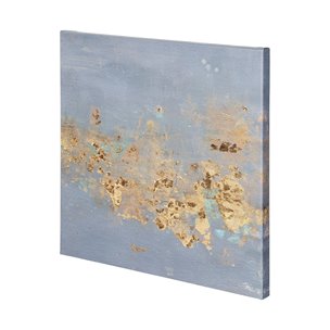 Concrete Gold 3 by Mercana Studio a Hand Embellished Textured Canvas