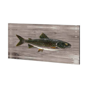Cold Lake Beauty by Mercana Studio a Hand Embellished Textured Canvas