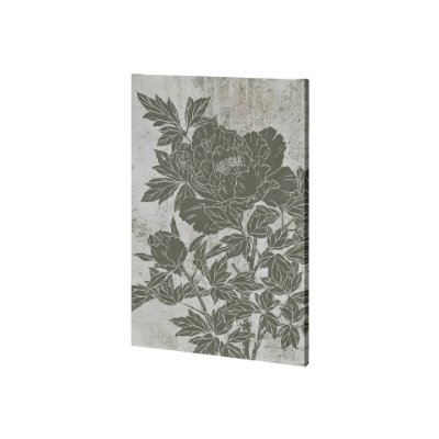 101141-S - Blooming Peony II by Mercana Studio a Hand Embellished Textured Canvas
