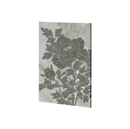 101141-S - Blooming Peony II by Mercana Studio a Hand Embellished Textured Canvas