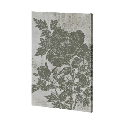 101141-L - Blooming Peony II by Mercana Studio a Hand Embellished Textured Canvas