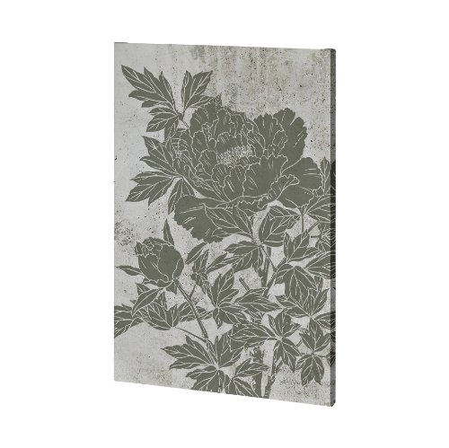 101141-L - Blooming Peony II by Mercana Studio a Hand Embellished Textured Canvas