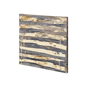 Alloy 5 by Mercana Studio a Hand Embellished Textured Canvas