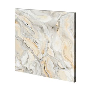 Alabaster IV by Mercana Studio a Hand Embellished Textured Canvas