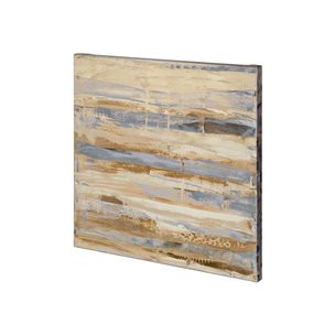 Alloy 6 by Mercana Studio a Hand Embellished Textured Canvas