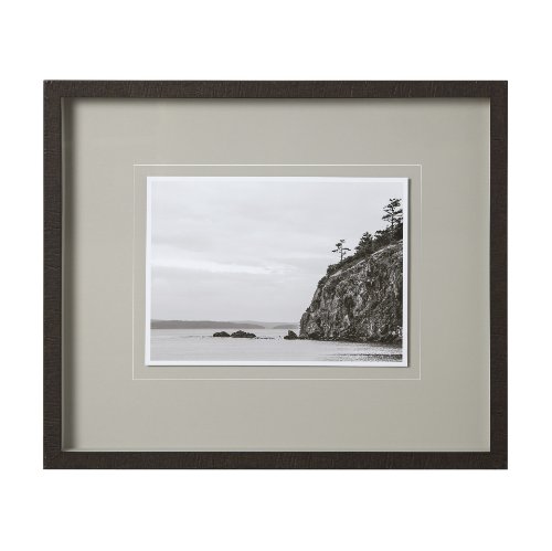 12188 - Rocky Cliffs, Rosario Beach by Bisig, Steve a Framed Photo Art Print Matted under Glass
