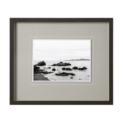 12187 - Rocky Beach Rosario by THE Studio a Framed Photo Art Print Matted under Glass