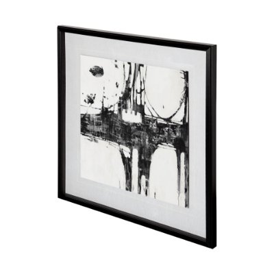 12210 - Back Lighting II by Liz Jardine a Hand Embellished Textured Framed Art Print Matted under Glass