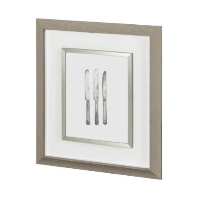 12228 - Knives by Marie a Framed Art Print Matted under Glass