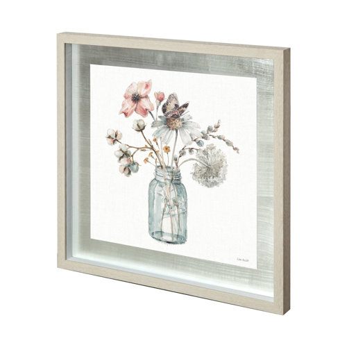 12242 - A Country Weekend IX by Mercana Studio Hand Embellished Textured Framed Art Print Matted under Glass