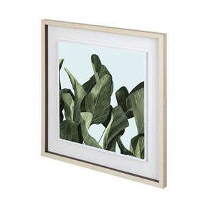 Celadon Palms II by Emma Scarvey a Framed Art Print Matted under Glass