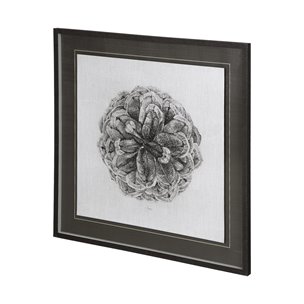 Cone of View I by Mercana Studio a Hand Embellished Textured Framed Art Print Matted under Glass