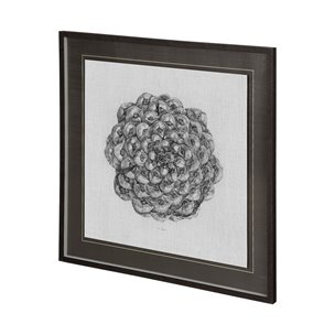 Cone of View II by Mercana Studio a Hand Embellished Textured Framed Art Print Matted under Glass