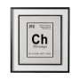 12248 - Breaking Chicago B by THE Studio a Hand Embellished Textured Framed Art Print Matted under Glass