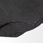 67802-AB - Pinera 37"x33" Black Slate With Iron Base Coffee Table