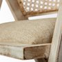 67830 - Tabitha I Blonde Wooden Frame 100% Polyester Seat Dining Chair