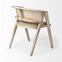 67830 - Tabitha I Blonde Wooden Frame 100% Polyester Seat Dining Chair