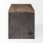 67899 - Orwell 52L x 28W Brown Wood Top Metal Cladded Frame Office Desk