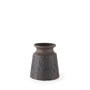 68013 - Sefina I Small Brown/Black Patterned Ceramic Vase
