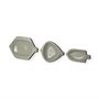 68060 - Samira Set of 3  Metal Decorative Fish Trays