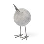 68079 - Snipe I 6L x 6W Off-White Resin Bird Ornament W/ Metal Feet