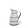 68100 - Lome Small White/Black Ceramic Jug