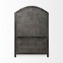 67846 - Barrett 48.5L X 17.25W X 73H Gray Solid Wood Display Cabinet 