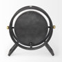 68083 - Gaston Gray Metal Circular Table Clock