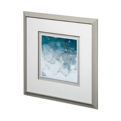 12473 - Aerial Blue -II by Brianna Andreychuk a Framed Art Print Matted under Glass